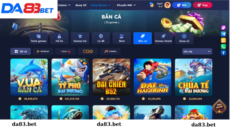 Bắn cá Da83